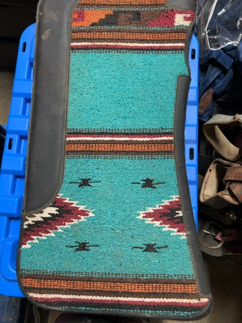 Turquise Weaver Western All Purpose pad, 31x30