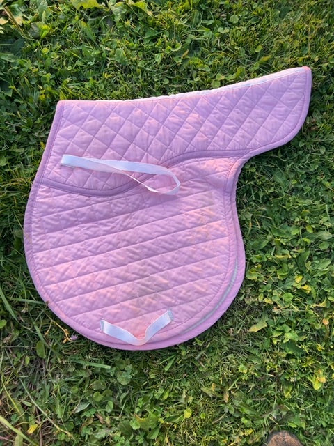 Pink Equimode Saddle Pad, 20” Spine