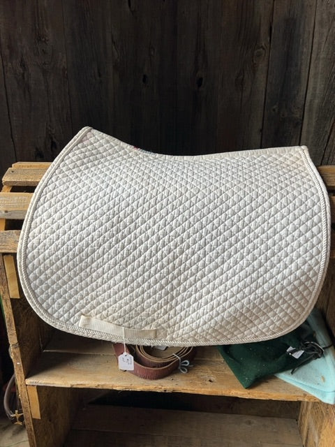 White Canpro Saddle Pad, Full