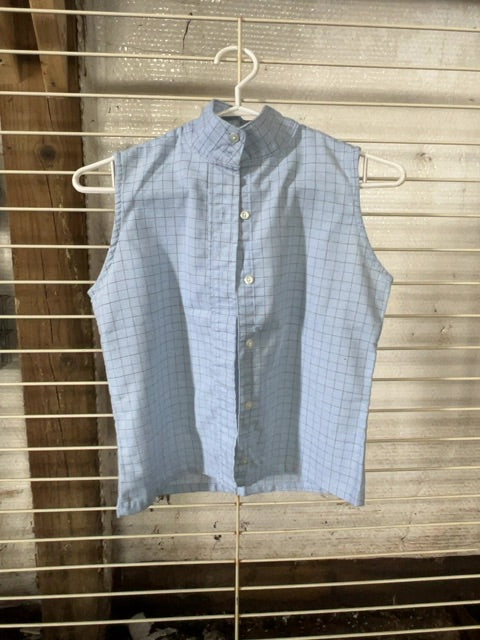Blue MWG Apparel Sleeveless Show Shirt, XS