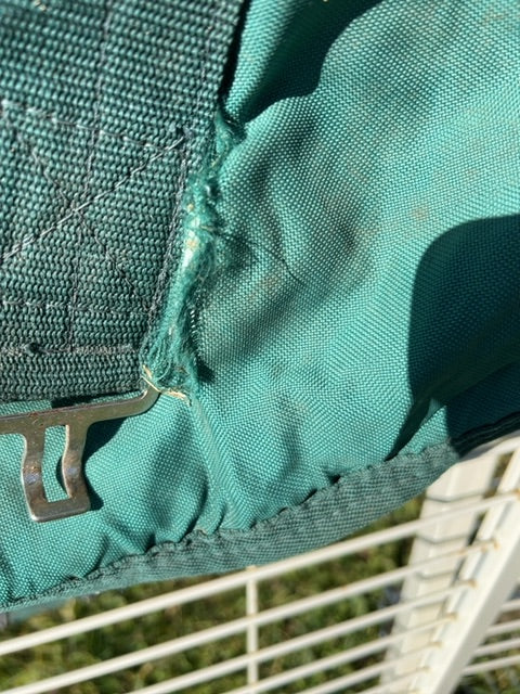 Green Shedrow Shell with moisture wicking liner, 68"