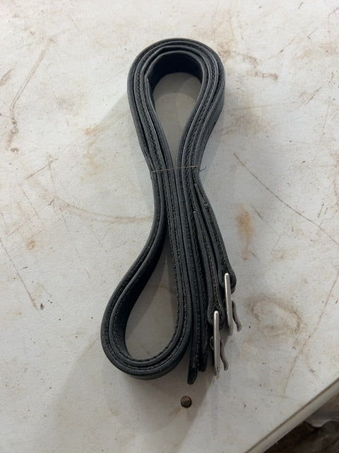 Black Fouganza Stirrup Leathers, 57”