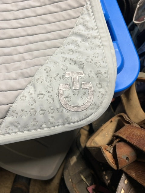 Grey Cavalleria Toscana Saddle Pad, Dressage