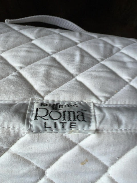 White Roma Lite Saddle Pad, Full