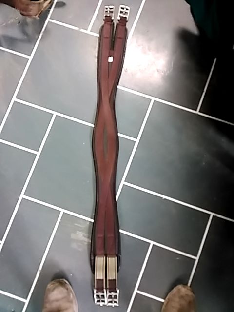 Brown Shedrow Neoprene Girth, 40"