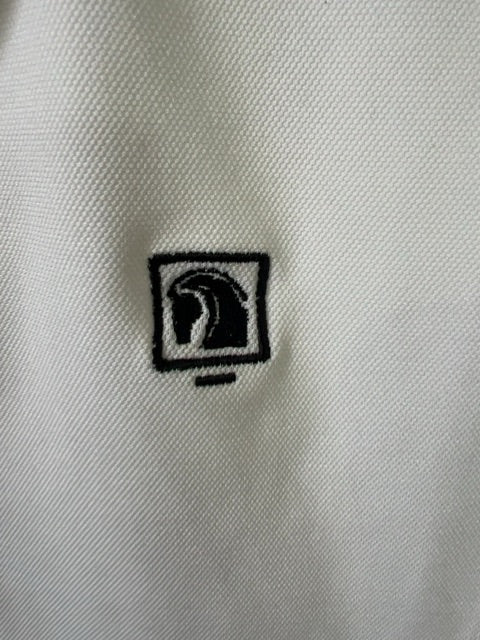 White ROMFH Short Sleeve Show Shirt, Small