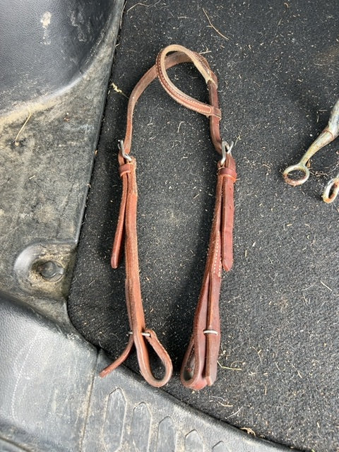 Leather  One Ear Headstall, Full