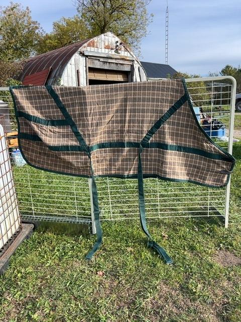 Baker Plaid  Sheet, 78"