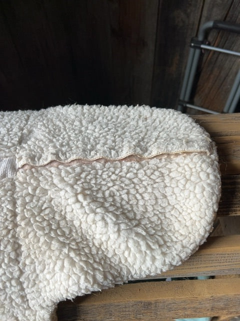 White Roma Saddle Pad