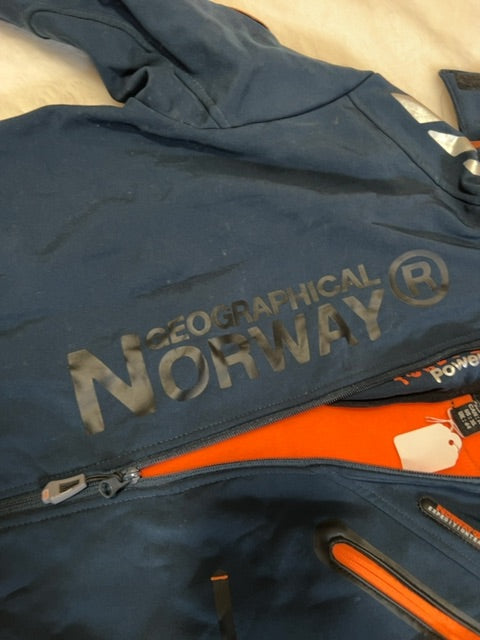 Navy Norway Geographical Jacket, XL