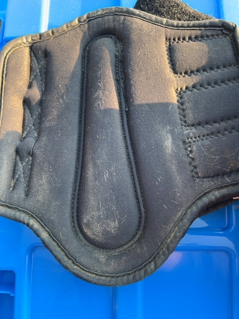 Black Canadian Horsewear Brushing Boots, Small