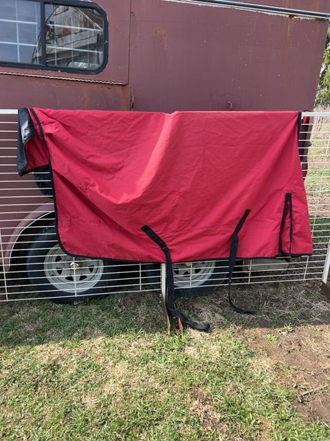 Red McAllister Rain Sheet, 84”