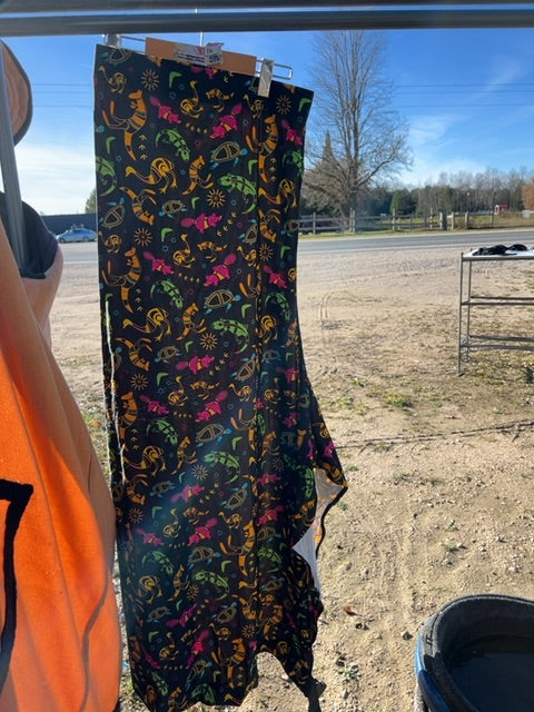 Animal Print Sleepy Barbs Horsewear Faceless Sleezy, Large