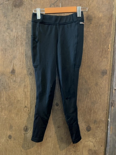 Black Kerrits Winter Kids breeches, Large