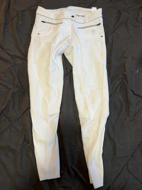 White Horse Pilot Kneepatch Breeches, Medium
