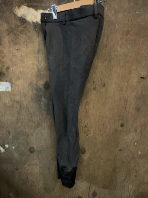 Grey Elation Kneepatch Breeches, 34R
