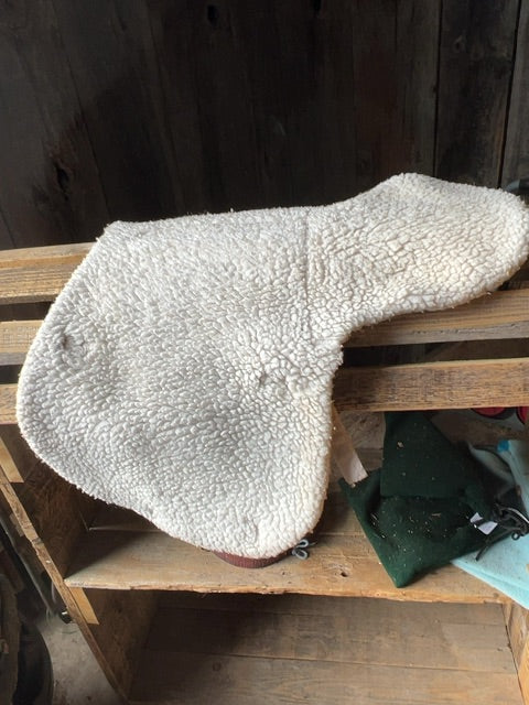 White Roma Saddle Pad