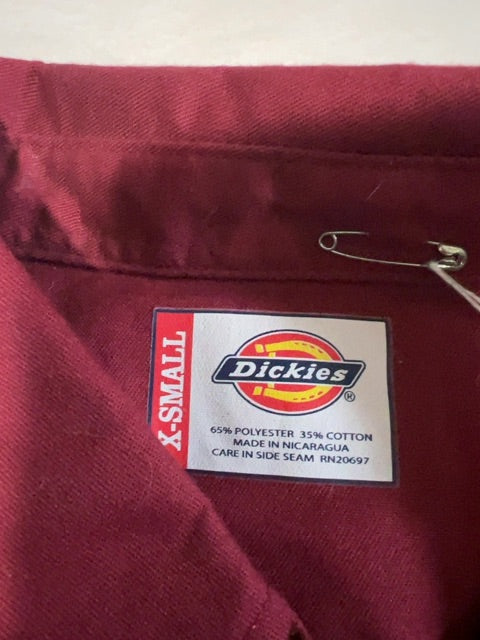 Burgundy Dickies Shirt, XS