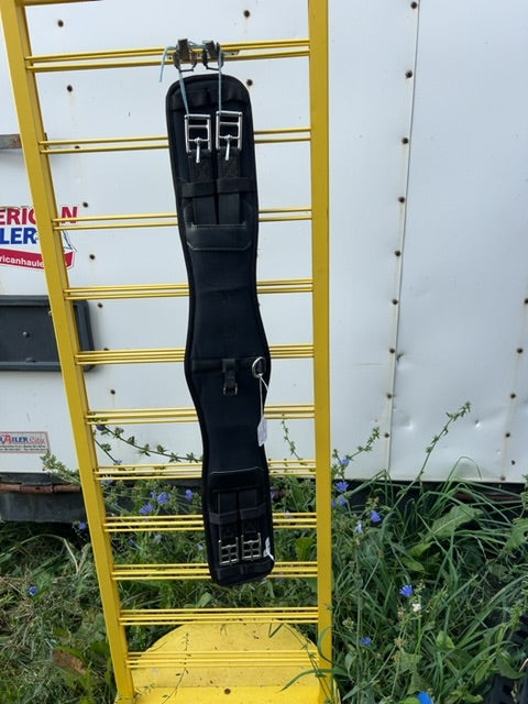 Black  Neoprene Dressage Girth, 30"