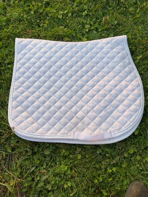 White Shedrow Saddle Pad, Full