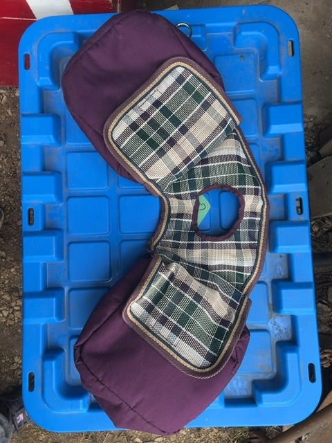 Purple Kensington Horn Bag
