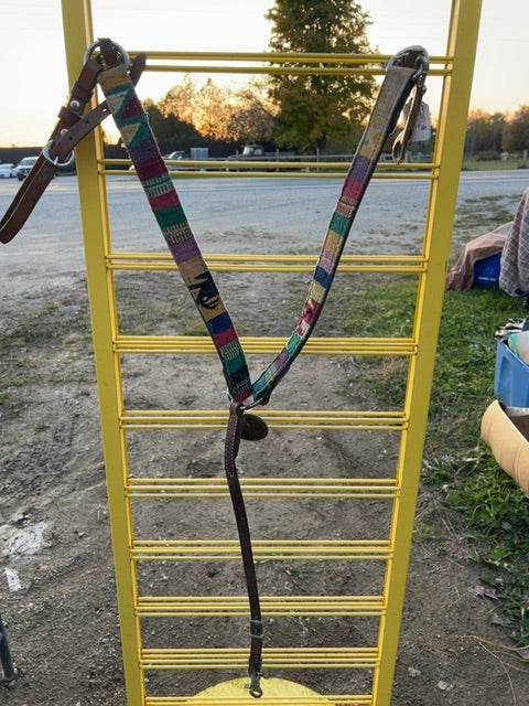 Rainbow Navajo  Breast Collar
