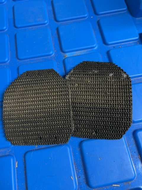 Black Super Comfort Stirrup Pads, 4 1/2