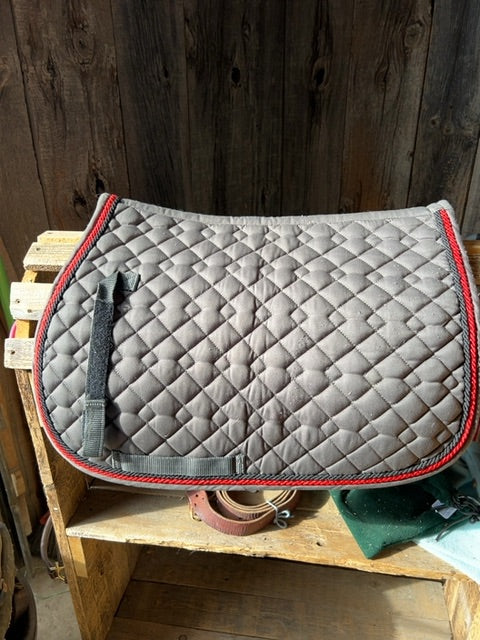 Grey  Saddle Pad, Pony