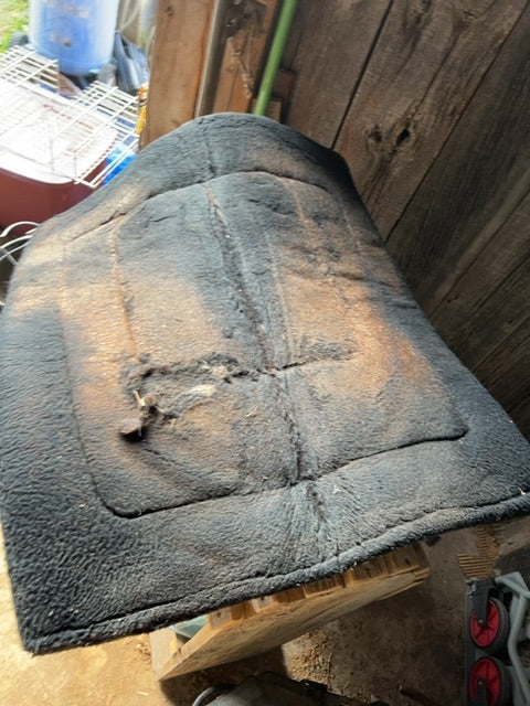 Grey  Saddle pad, 31x30