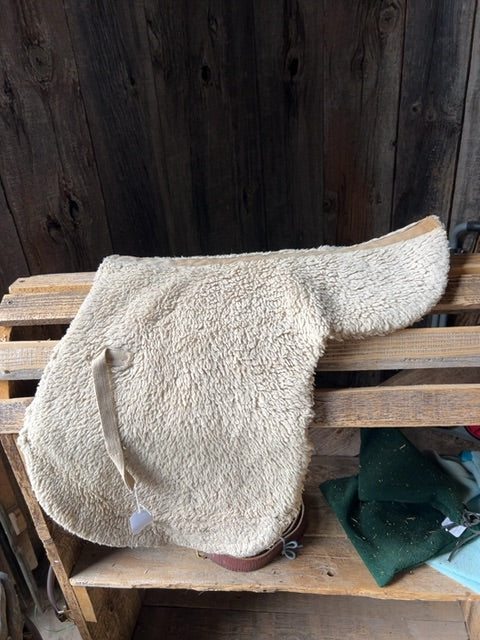 White  Saddle Pad