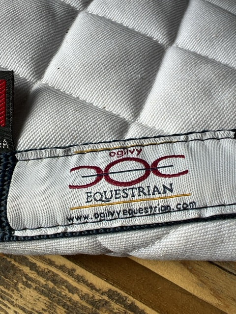 White Ogilvy Saddle Pad, horse