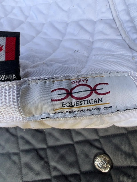 White Ogilvy Saddle Pad, Regular