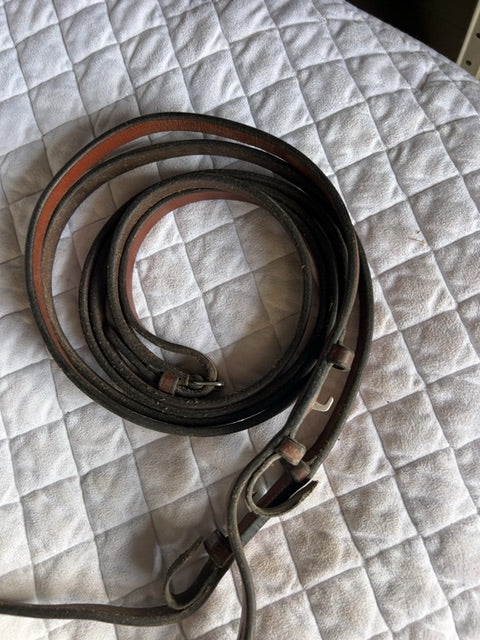 Brown  Curb Reins