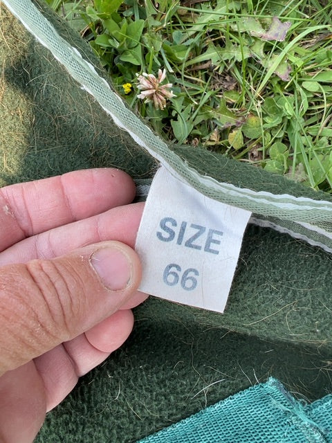 Green  Fleece Cooler, 66”