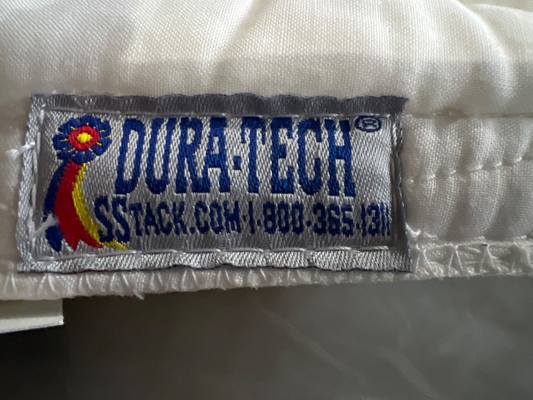 White SS Tack Half Pad, 23”