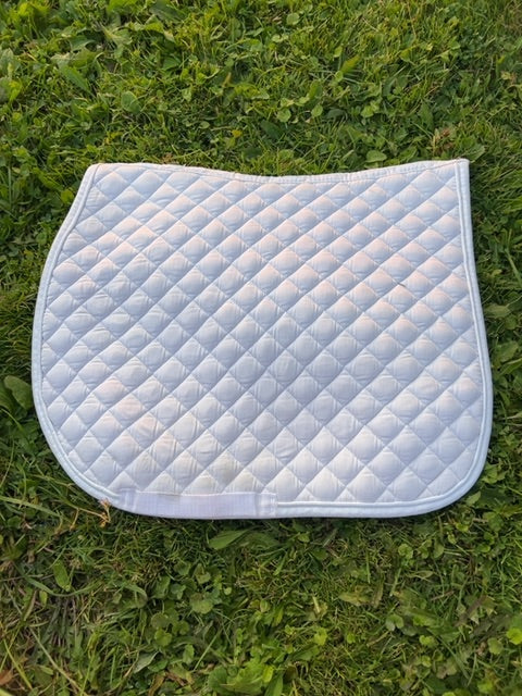 White Shedrow Saddle Pad, Full