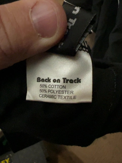 Black Back On Track Polo, XL