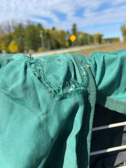 Green Shedrow Shell with moisture wicking liner, 68"