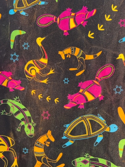 Animal Print Sleepy Barbs Horsewear Faceless Sleezy, Large