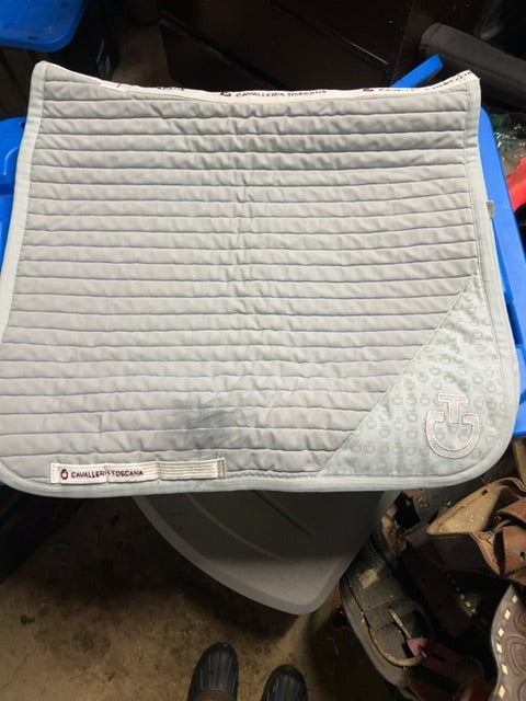 Grey Cavalleria Toscana Saddle Pad, Dressage