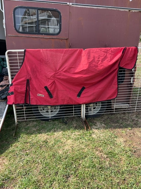 Red McAllister Rain Sheet, 84”