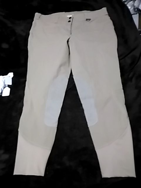 Beige Dublin Kneepatch Breeches, 36R