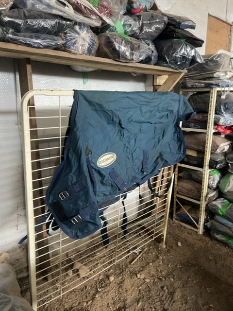 Navy Shedrow Rainsheet, 52”