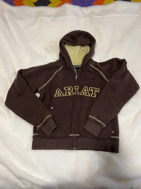 Brown Ariat Hoodie, Small