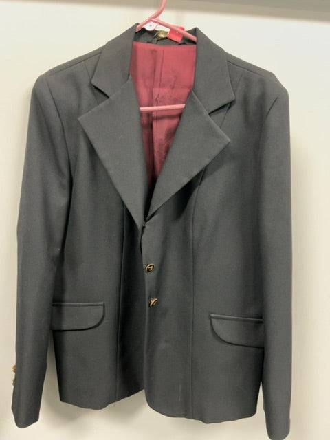 Black Cavalier Livery Foxwood Show Jacket, 18