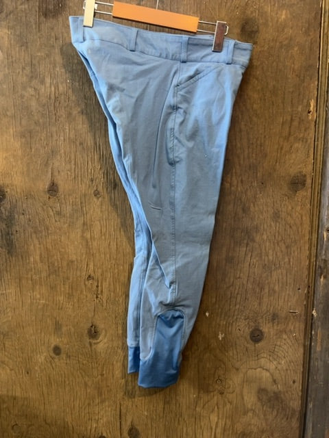 Blue Elation Platinum Kneepatch Breeches, 30R