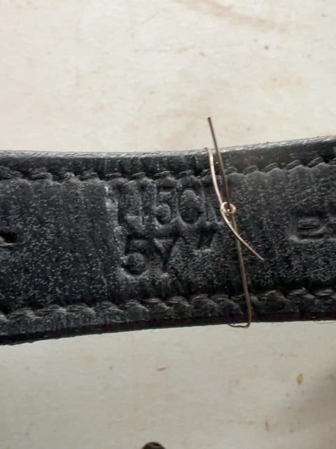 Black Fouganza Stirrup Leathers, 57”