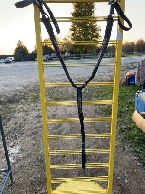 Black with Navajo inlay  Breastplate