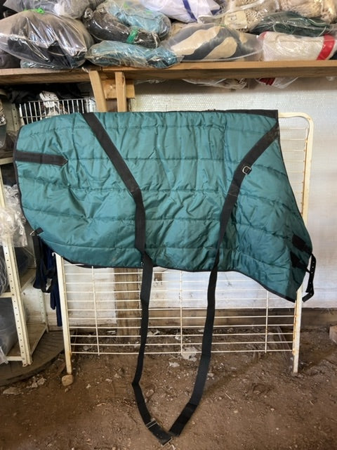 Green Supra Channel Quilt, 68"