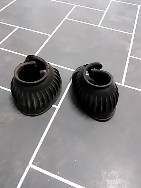 Black Supra Bell Boots, Medium